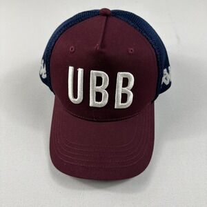 Kappa UBB esemy Union Cap Hat Bordeaux Bègles Blue Burgundy One size SnapBack